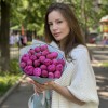 25 малиновых пионов